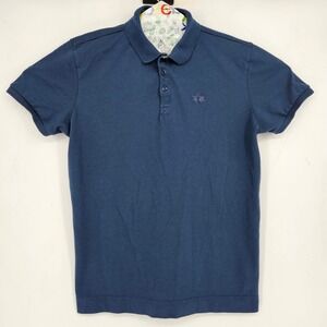 La Martina Polo Shirt Mens XL Performance Golf Blue Tag Casual Short Sleeve
